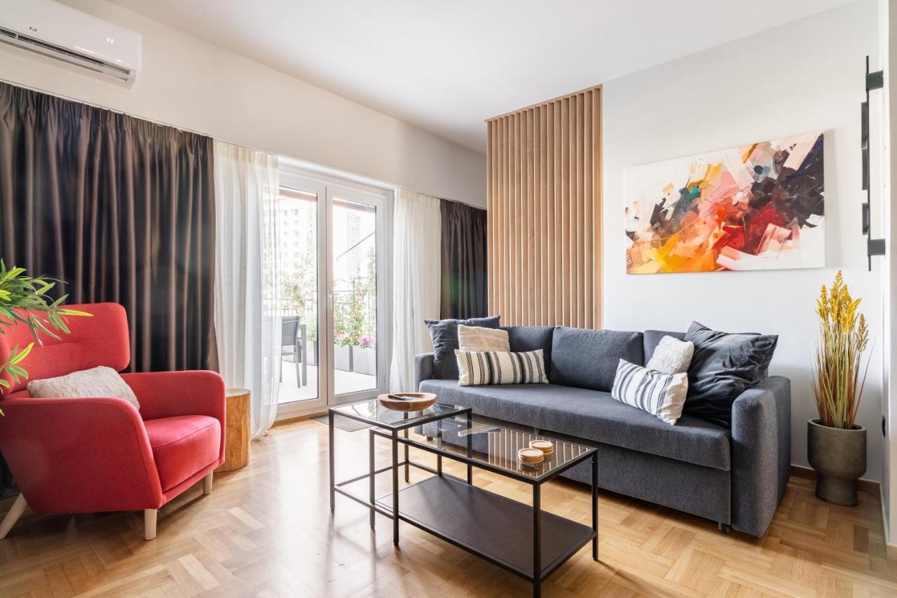 Athena Blue Lux Apartments 2Br 2Ba With City Skyline View, Near Kolonaki Афіни Екстер'єр фото
