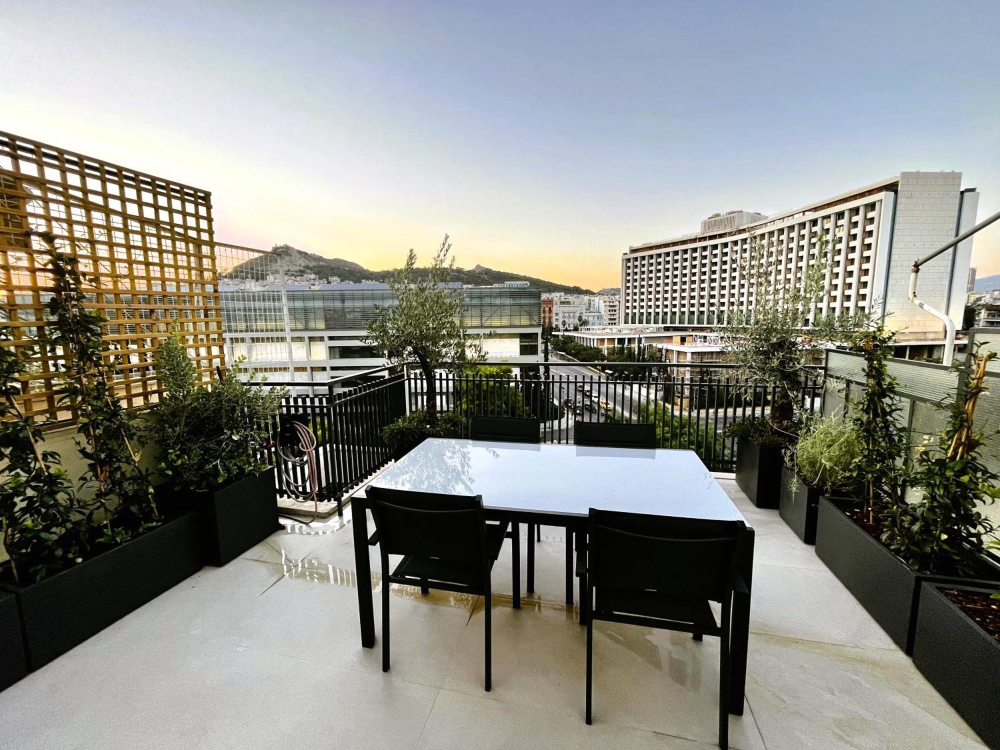 Athena Blue Lux Apartments 2Br 2Ba With City Skyline View, Near Kolonaki Афіни Екстер'єр фото